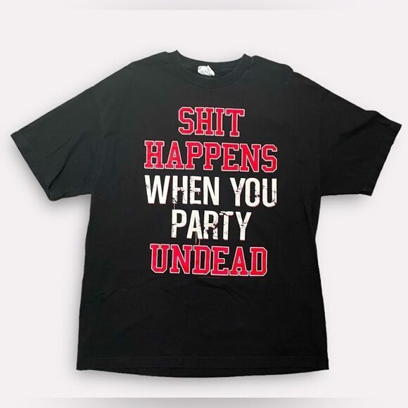 Hollywood Undead Hot Topic ‘Party Undead’ Graphic Band Tee in Black & Red sz XL - Picture 2 of 4